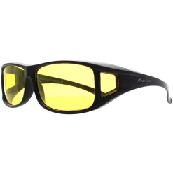 Montana Fit Over Glasses Night Driving Sunglasses FO5 F Matte Black Ye