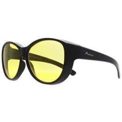Montana Fit Over Glasses Night Driving Sunglasses FO8 C Matte Black Ye