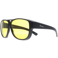 Montana Fit Over Glasses Night Driving Sunglasses FO6 C Matte Black Ye