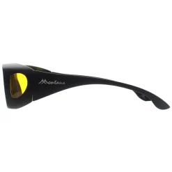 Montana Fit Over Glasses Night Driving Sunglasses FO2 I Matte Black Ye