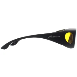 Montana Fit Over Glasses Night Driving Sunglasses FO2 I Matte Black Ye