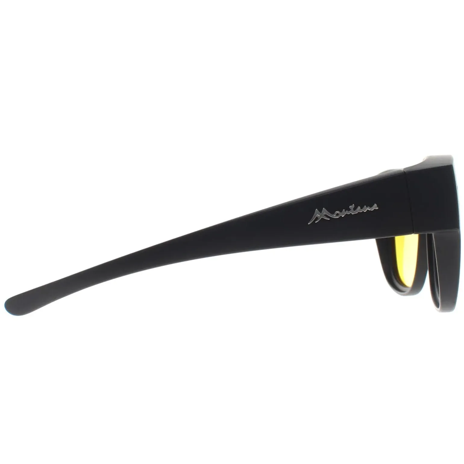 Montana Fit Over Glasses Night Driving Sunglasses FO6 C Matte Black Ye