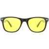 Montana Night Driving Sunglasses MP10 Y Matte Black Rubbertouch Yellow