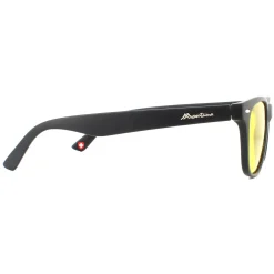 Montana Night Driving Sunglasses MP10 Y Matte Black Rubbertouch Yellow
