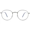 Montana Reading Glasses HBLF54 Gunmetal Grey Blue Light Block 0.00