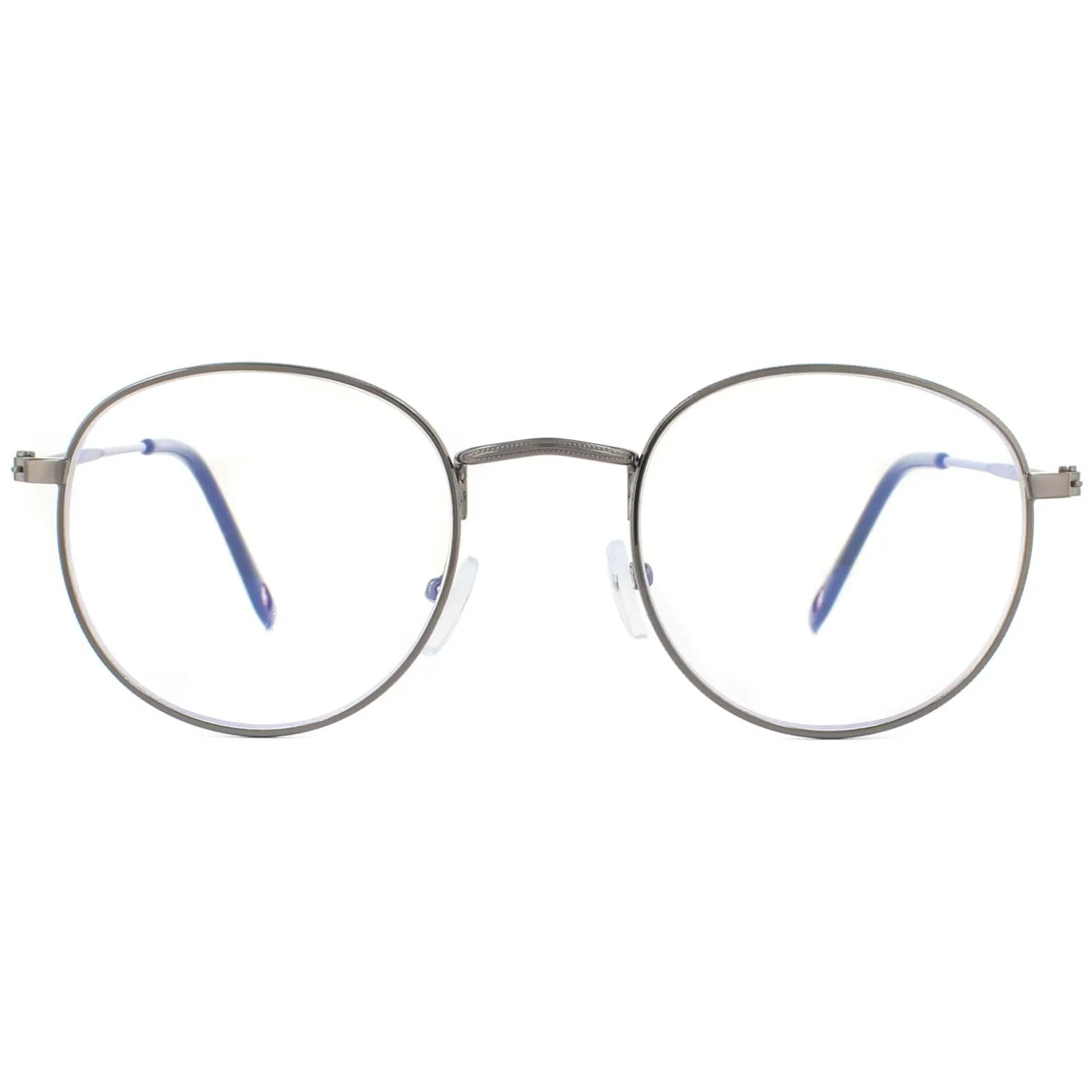 Montana Reading Glasses HBLF54 Gunmetal Grey Blue Light Block 0.00