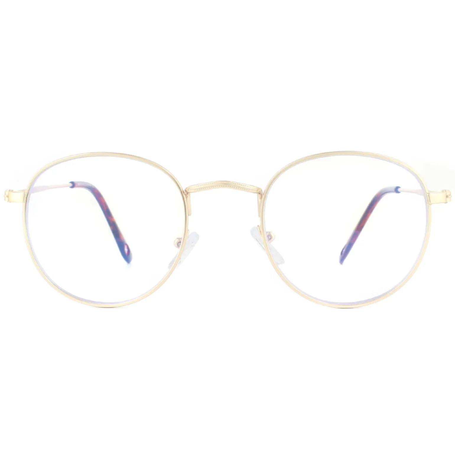 Montana Reading Glasses HBLF54-A Gold Blue Light Block 0.00