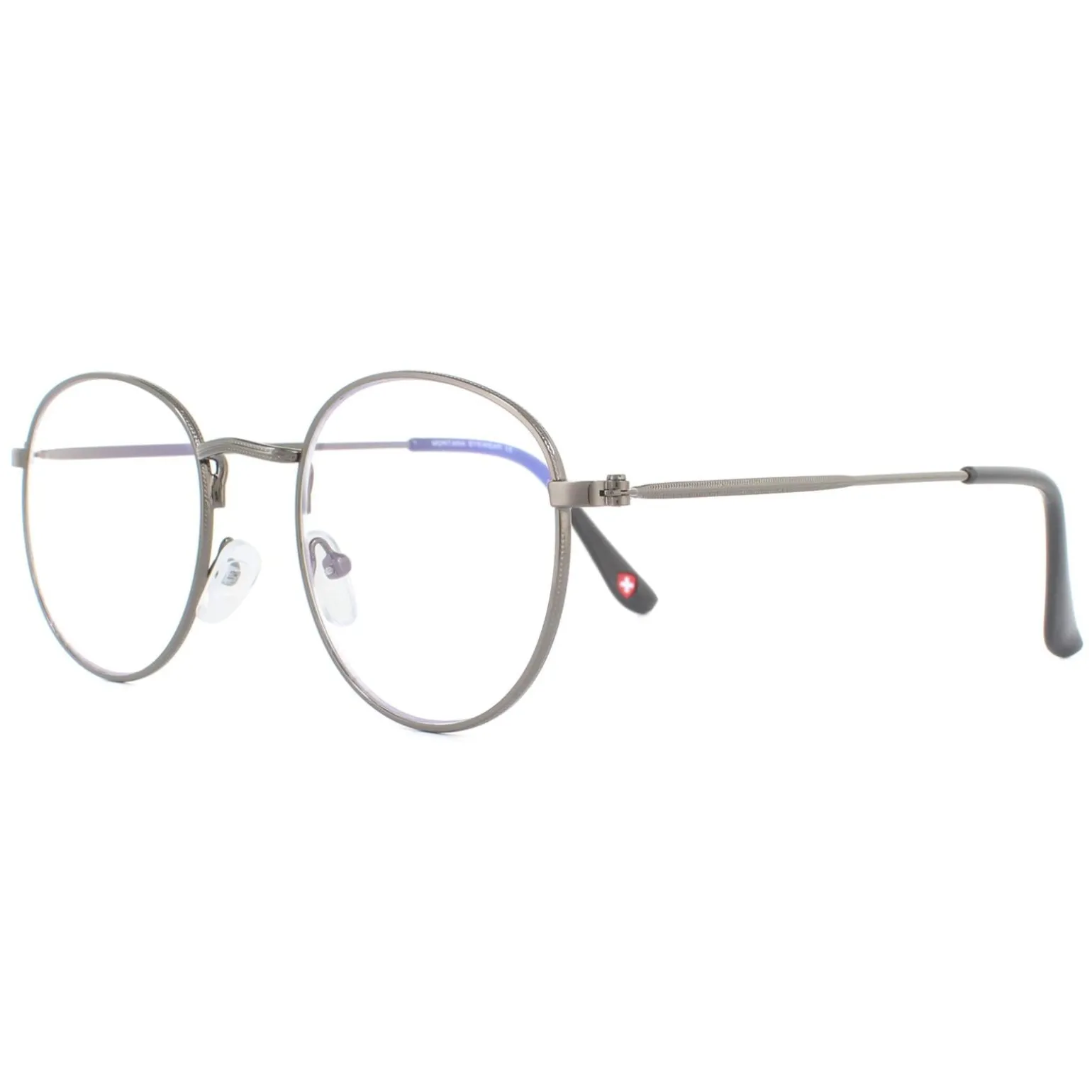 Montana Reading Glasses HBLF54 Gunmetal Grey Blue Light Block 0.00