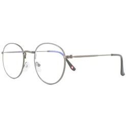 Montana Reading Glasses HBLF54 Gunmetal Grey Blue Light Block +3.00