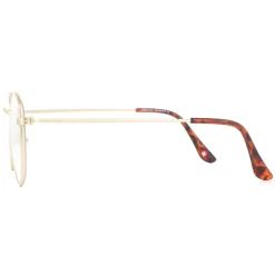 Montana Reading Glasses HBLF54-A Gold Blue Light Block +2.50