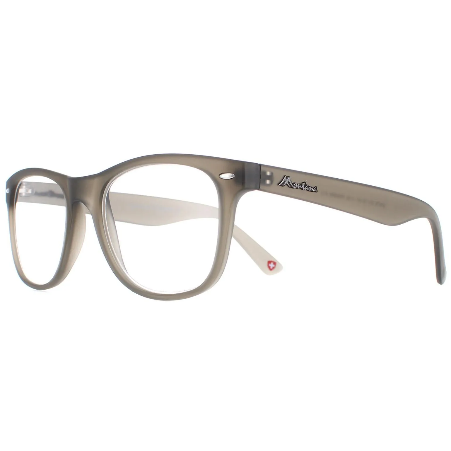 Montana Reading Glasses MR67B Grey Men Women +2.00