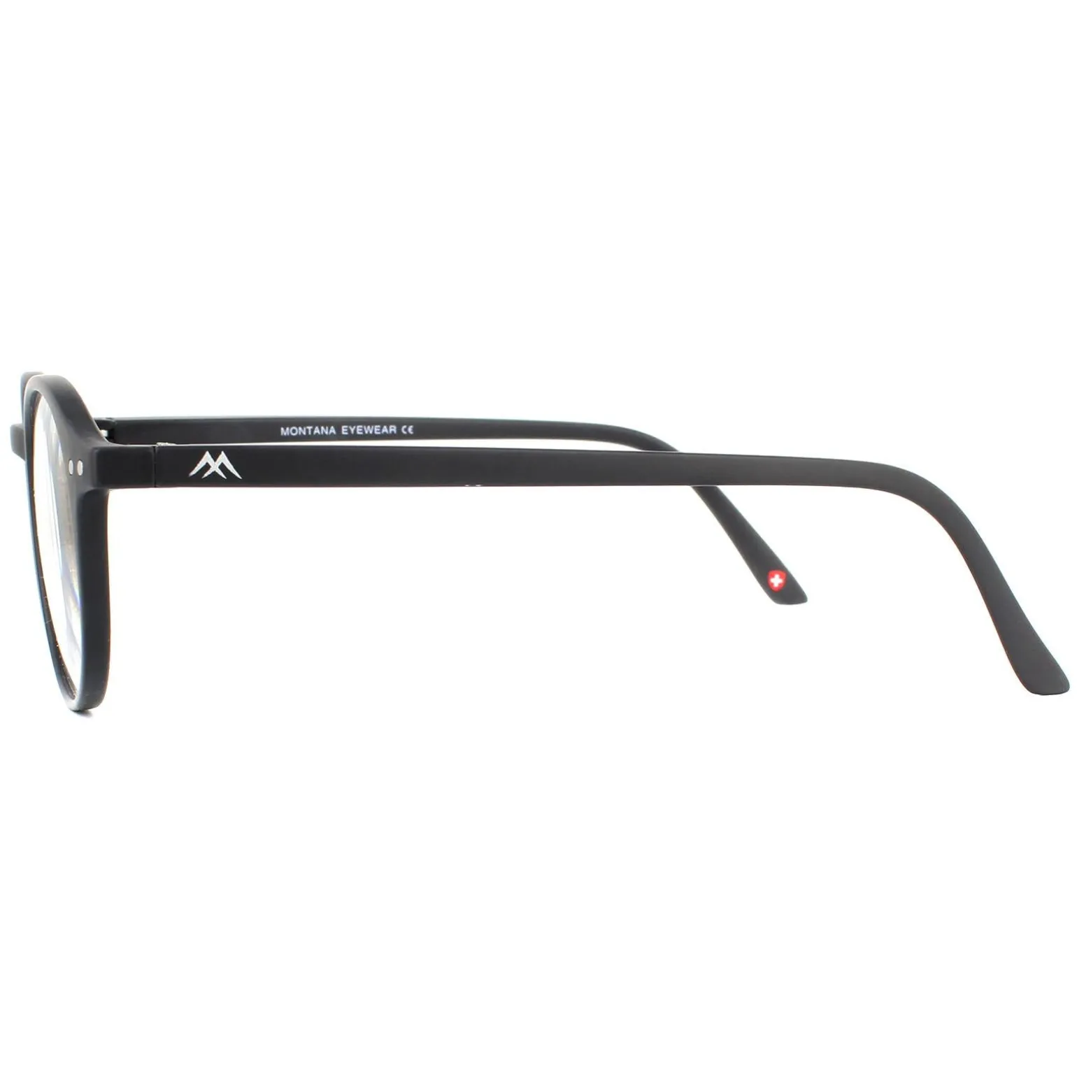 Montana Reading Glasses MR65 Matte Black Men Women +2.50