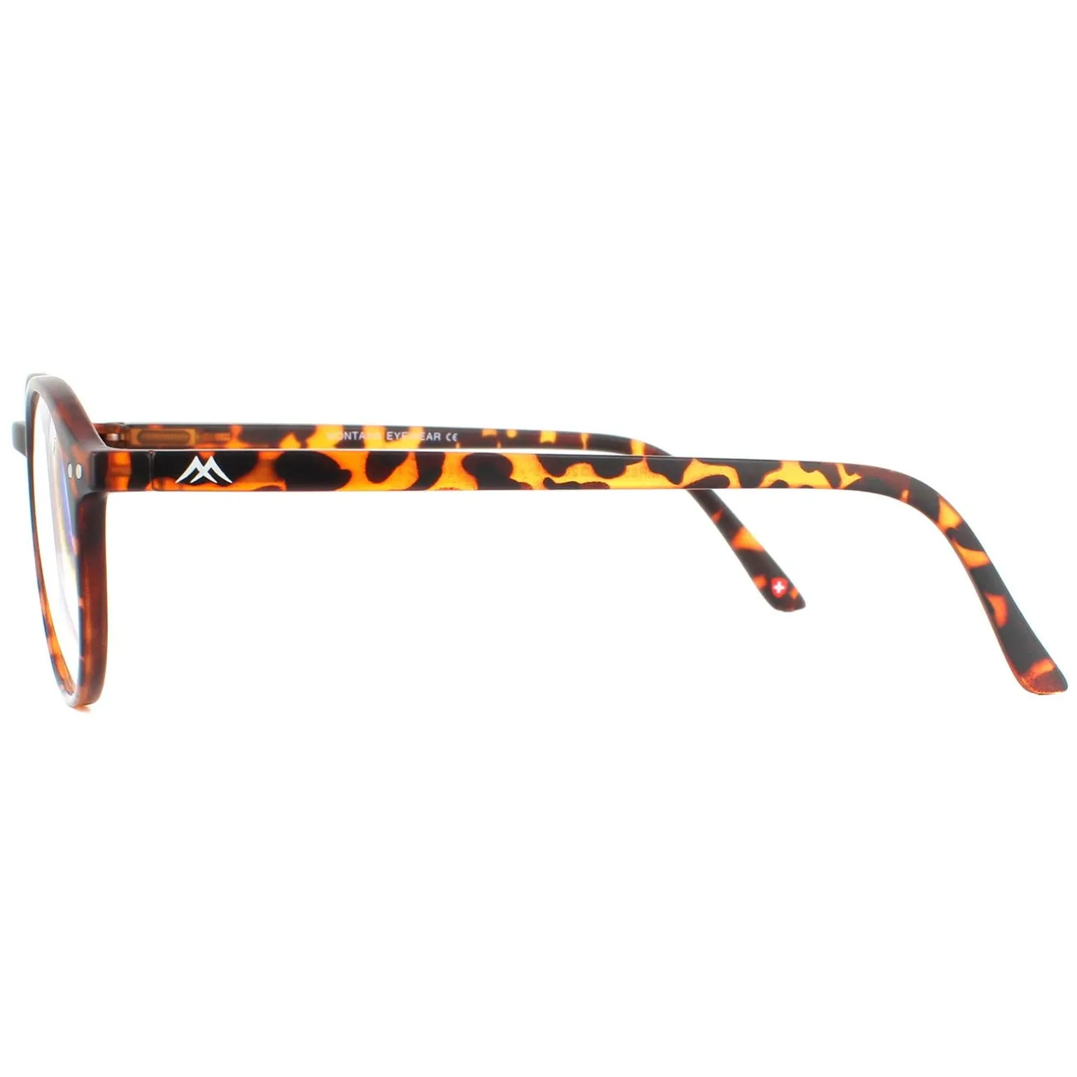 Montana Reading Glasses MR65-A Matte Brown Turtle Men Women +3.00