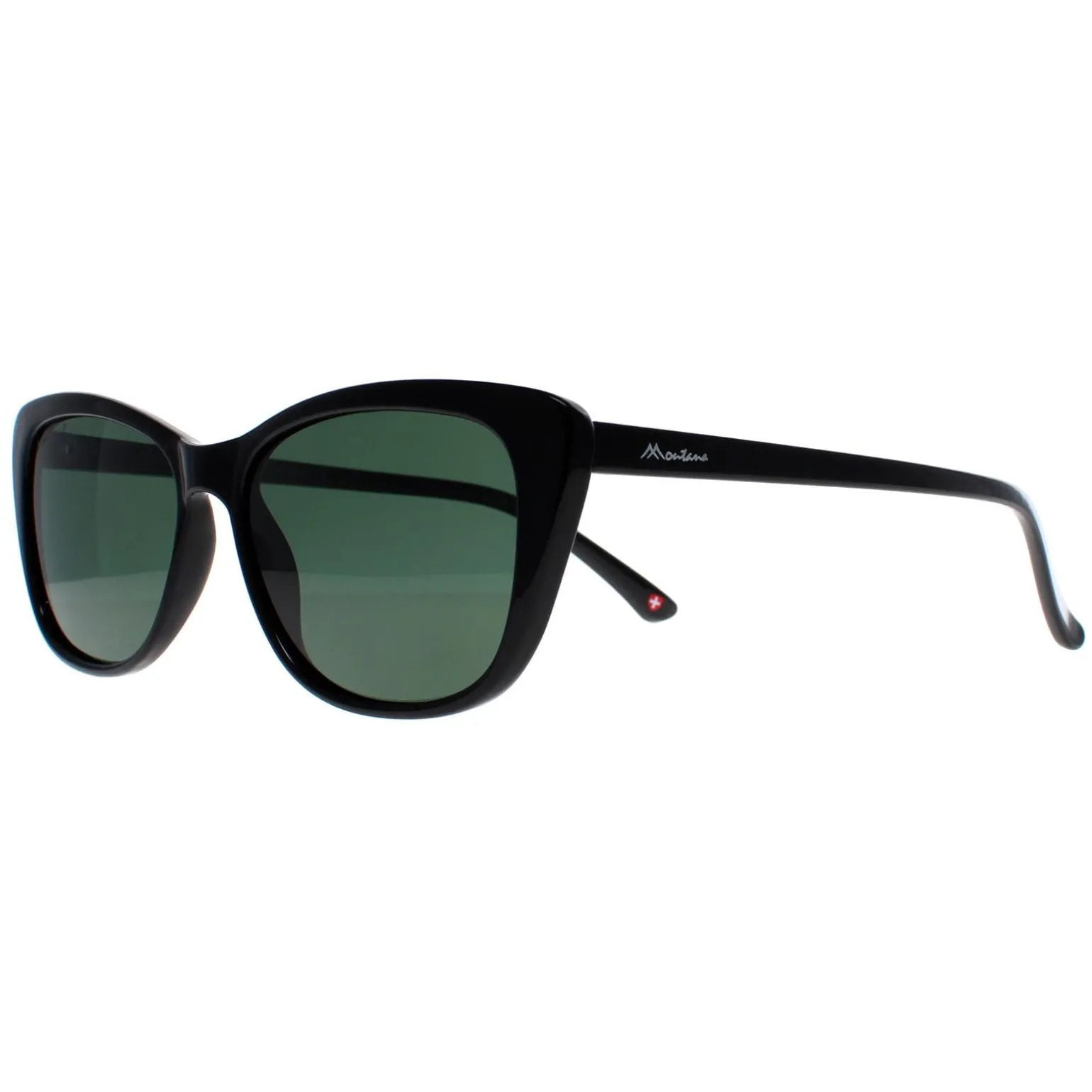 Montana Sunglasses MP42 A Black G15 Green Polarized