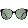 Montana Sunglasses MP74 A Shiny Black G15 Green Polarized