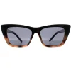 Montana Sunglasses MP64 A Shiny Black Smoke Polarized