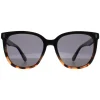 Montana Sunglasses MP190 A Shiny Black Turtle Smoke Polarized