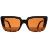 Montana Sunglasses MP193 A Shiny Black Turtle Brown Polarized