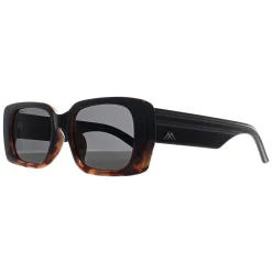 Montana Sunglasses MP194 A Shiny Black Turtle Smoke Polarized