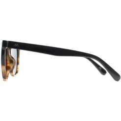 Montana Sunglasses MP190 A Shiny Black Turtle Smoke Polarized
