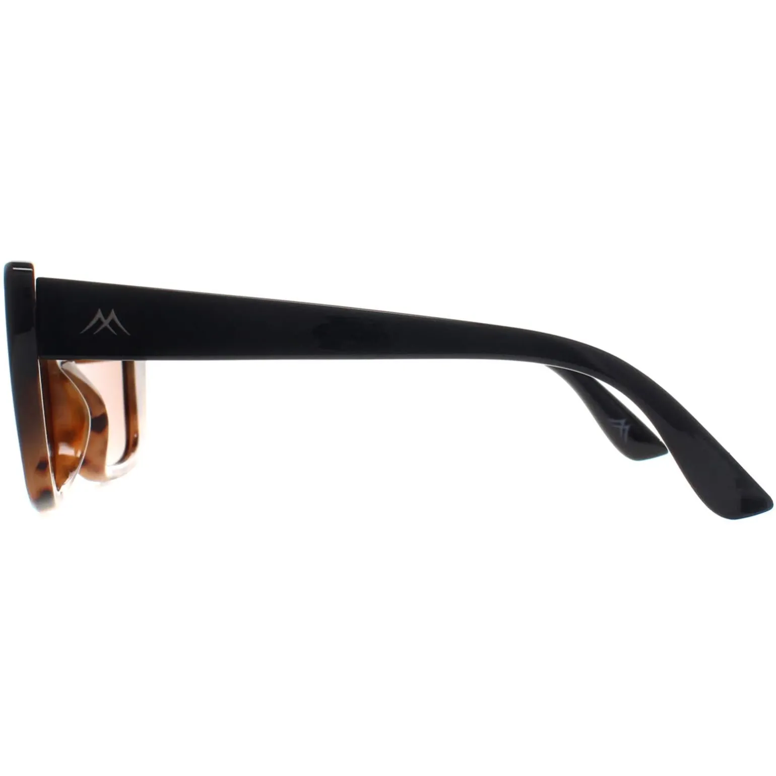 Montana Sunglasses MP193 A Shiny Black Turtle Brown Polarized