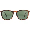 Montana Sunglasses MP34 B Brown Turtle Rubbertouch G15 Green Polarized