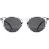 Montana Sunglasses MP75 B Shiny Clear Grey Smoke Polarized