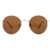 Montana Sunglasses MP85 C Pink Gold Brown Polarized