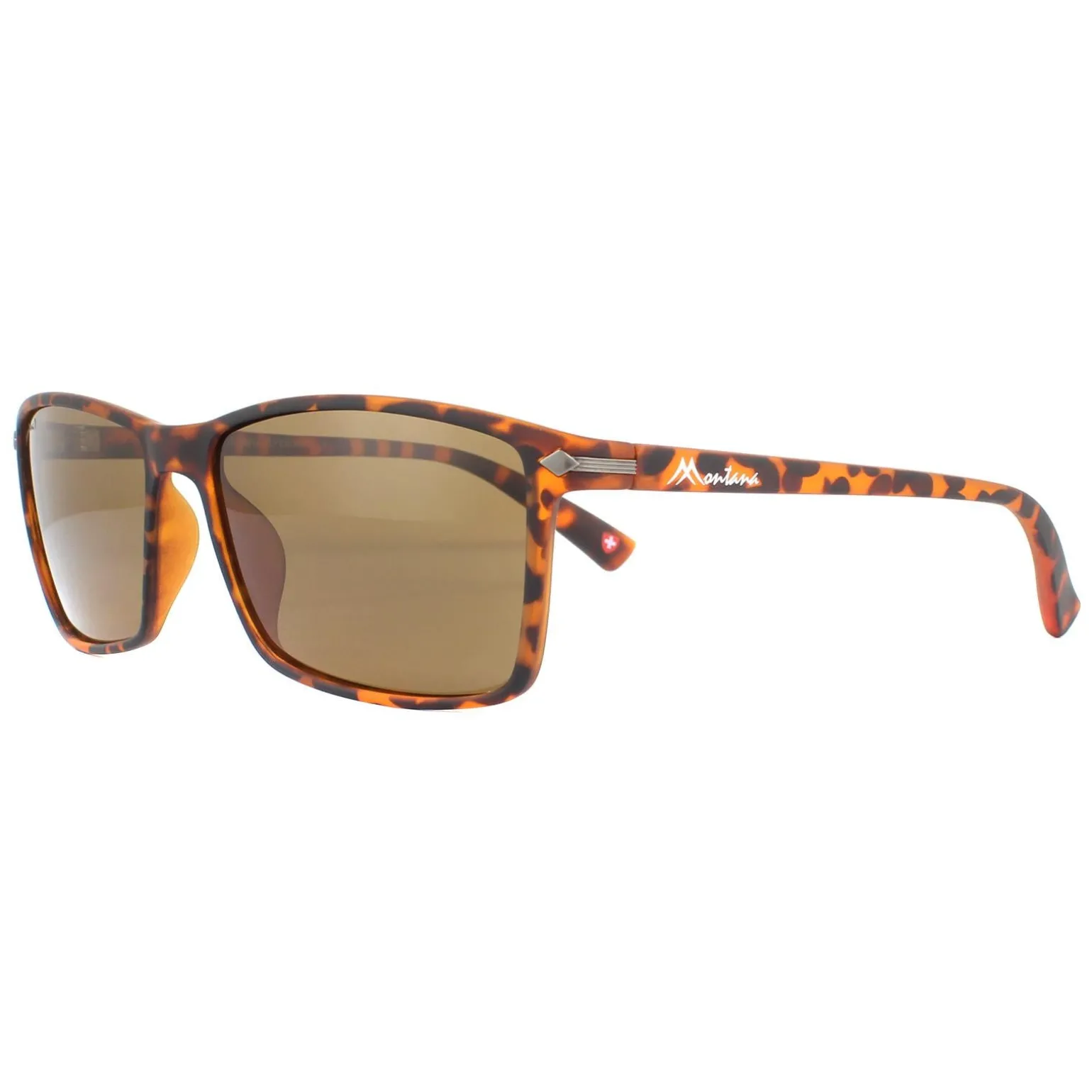Montana Sunglasses MP51 D Brown Turtle Rubbertouch Brown Polarized