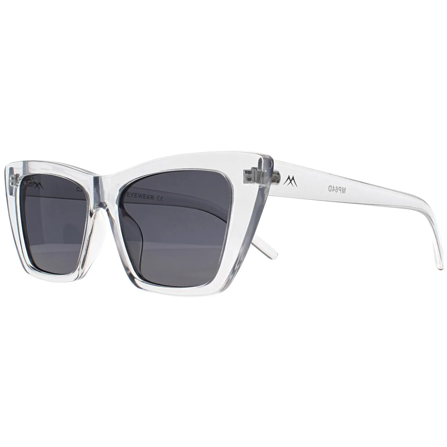 Montana Sunglasses MP64 D Shiny Grey Smoke Polarized