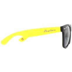 Montana Sunglasses MP40 F Black with Yellow Rubbertouch Black Polarize