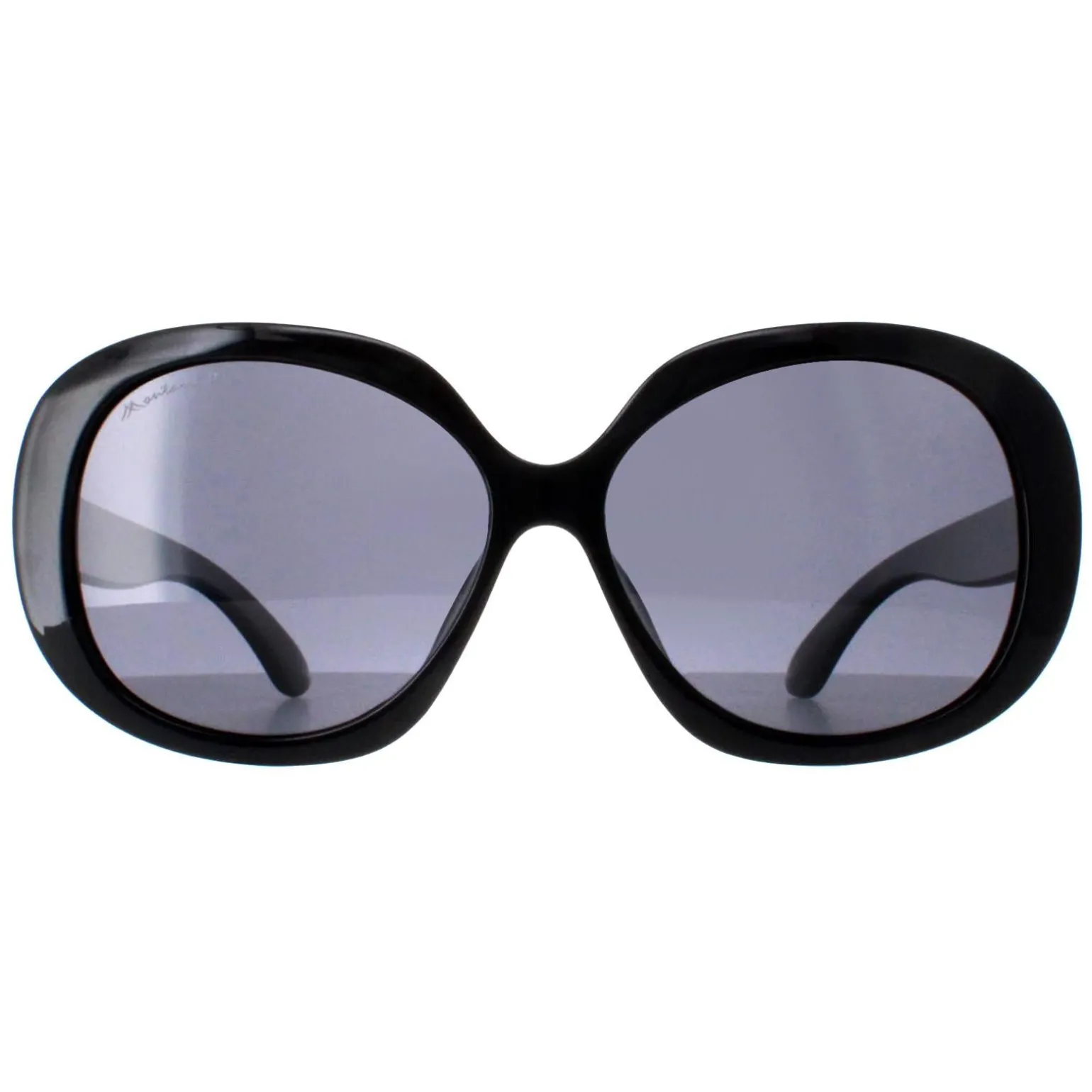 Montana Sunglasses MP63 Shiny Black Smoke Polarized