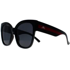 Montana Sunglasses MP73 Shiny Black Red Grey Polarized
