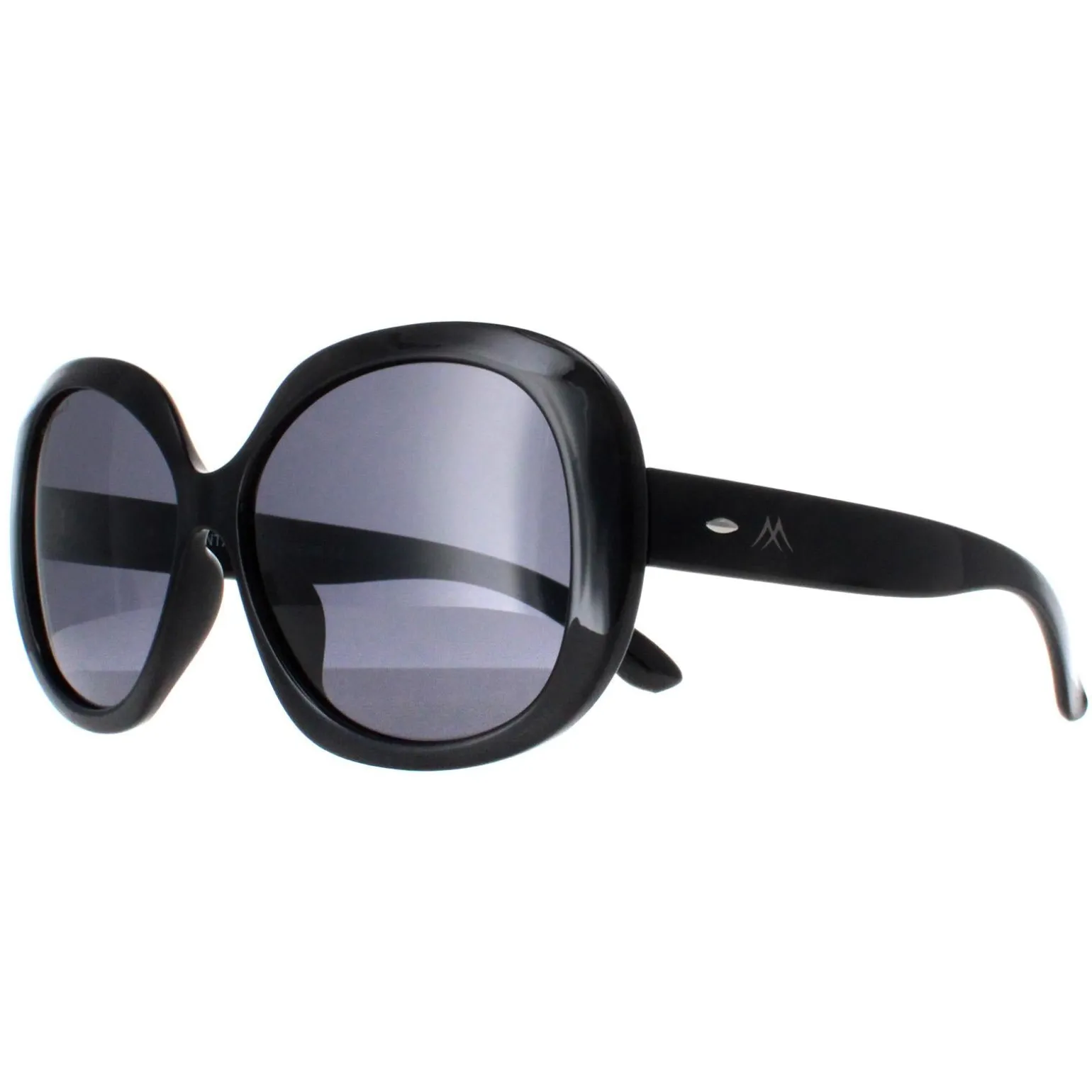 Montana Sunglasses MP63 Shiny Black Smoke Polarized