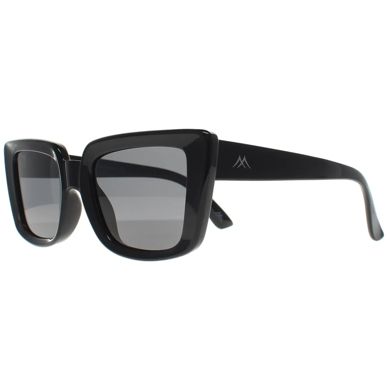 Montana Sunglasses MP193 Shiny Black Smoke Polarized