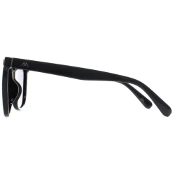 Montana Sunglasses MP190 Shiny Black Smoke Polarized