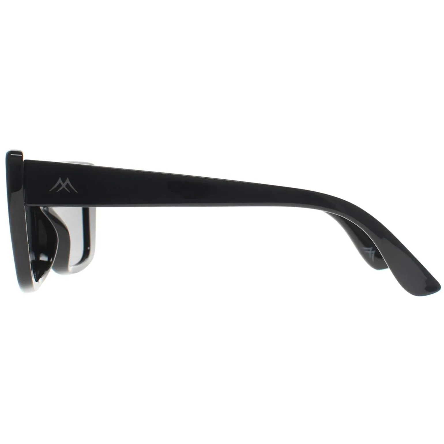 Montana Sunglasses MP193 Shiny Black Smoke Polarized