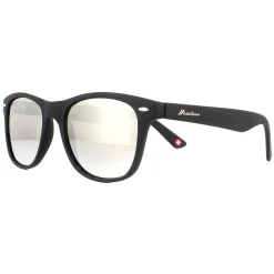 Montana Sunglasses MS10 E Matte Black Rubbertouch Revo Silver Mirror