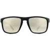 Montana Sunglasses SP314B Black Rubber Revo Silver Mirror Polarized