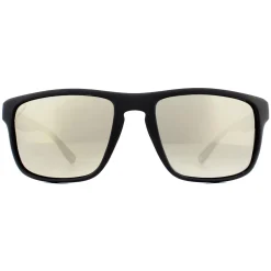 Montana Sunglasses SP314B Black Rubber Revo Silver Mirror Polarized