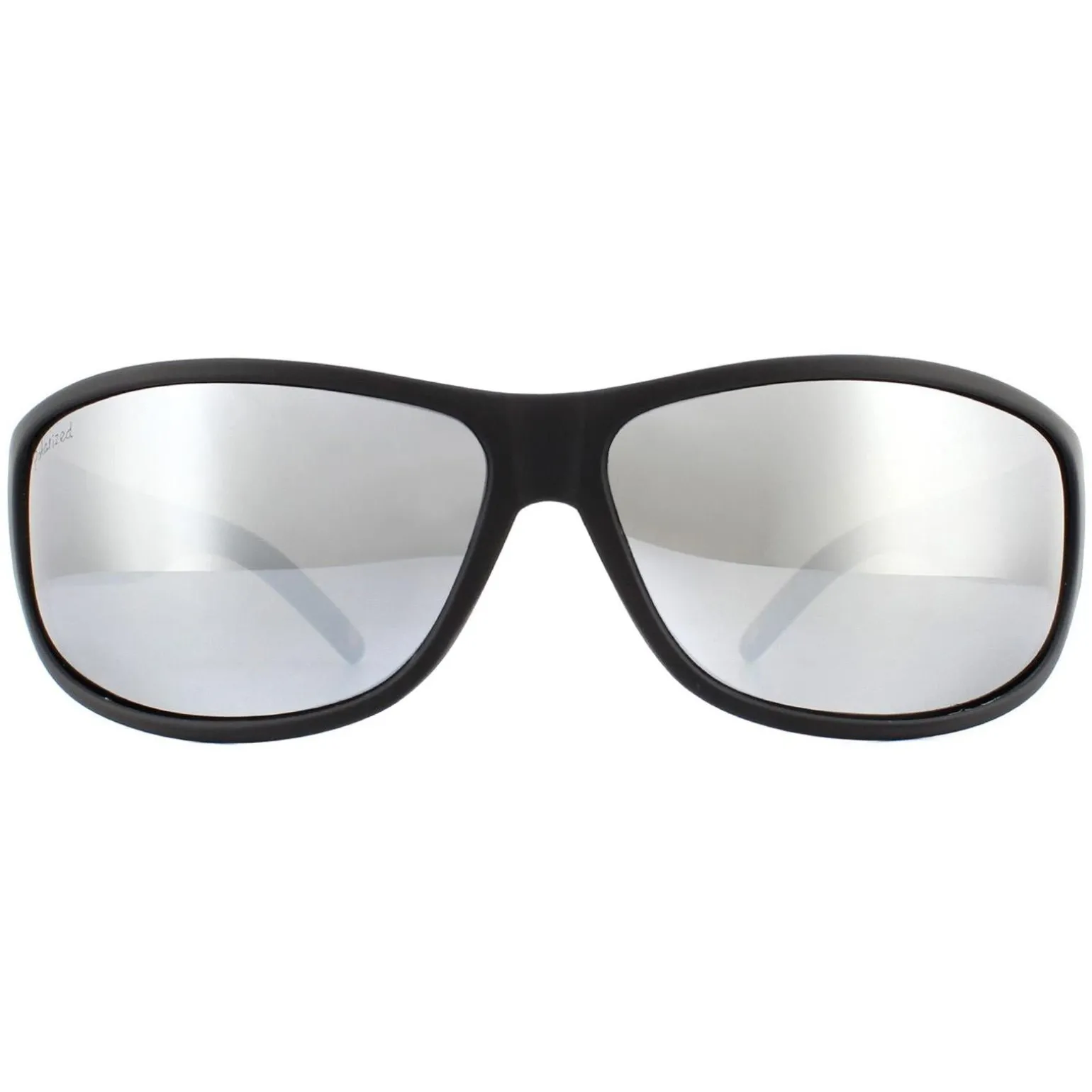 Montana Sunglasses SP308C Black Rubber Revo Silver Mirror Polarized