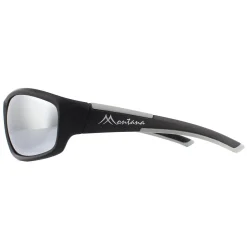 Montana Sunglasses SP311C Black Rubber Revo Silver Mirror Polarized