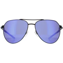 Nike Sunglasses Club Nine M DQ0924 012 Satin Black Blue Ultraviolet