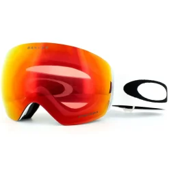 Oakley Ski Goggles Flight Deck OO7050-35 Matt White Prizm Torch Iridiu