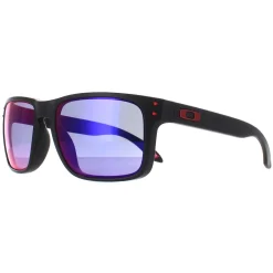 Oakley Sunglasses Holbrook OO9102-36 Matt Black Positive Red Iridium