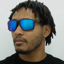 Oakley Sunglasses Holbrook XL OO9417-03 Polished Black Prizm Sapphire