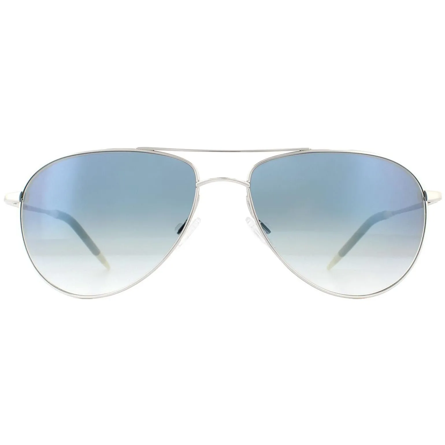 Oliver Peoples Sunglasses Benedict 1002 5241/3F Silver Chrome Sapphire