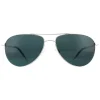 Oliver Peoples Sunglasses Benedict 1002 50363R Silver Blue Polarized