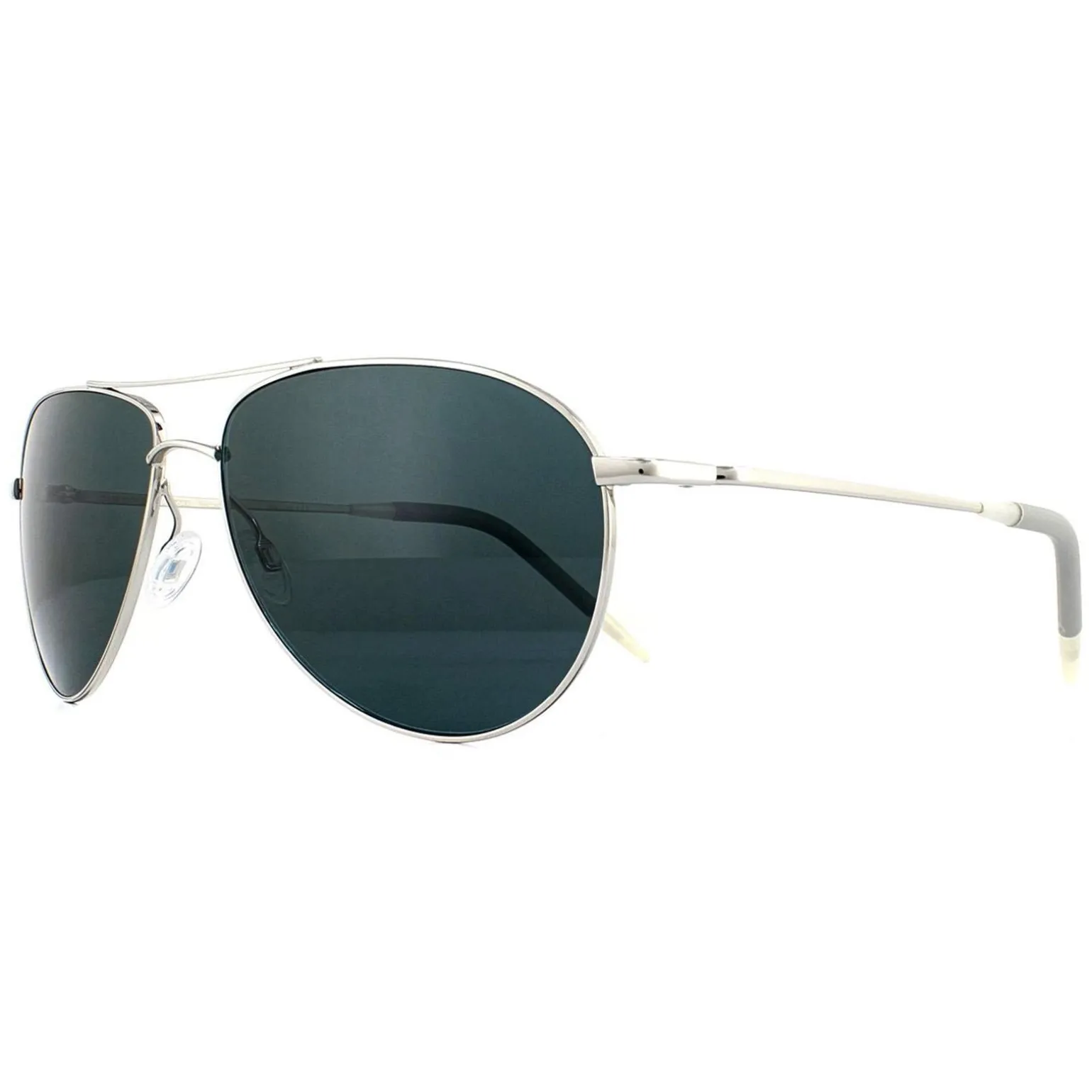 Oliver Peoples Sunglasses Benedict 1002 50363R Silver Blue Polarized