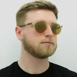 Oliver Peoples Sunglasses Gregory Peck OV5217S 1485W4 Buff and Dark To